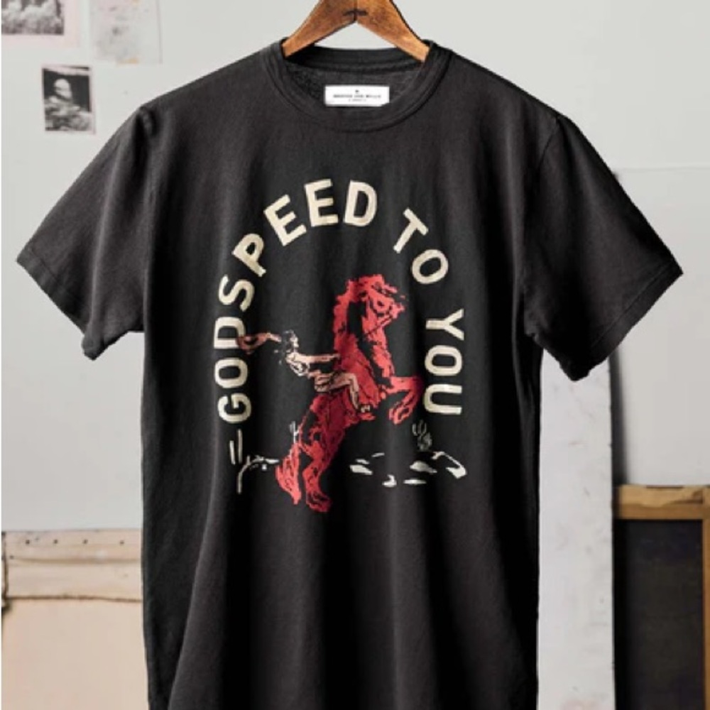 Imogen and Willie God Speed to You shirt!